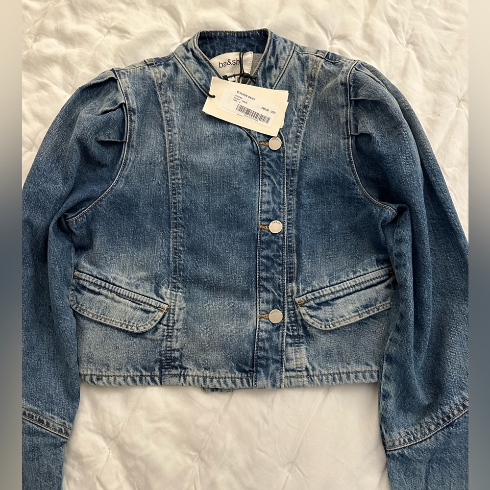 New with tags Ba&sh denim jacket size XS